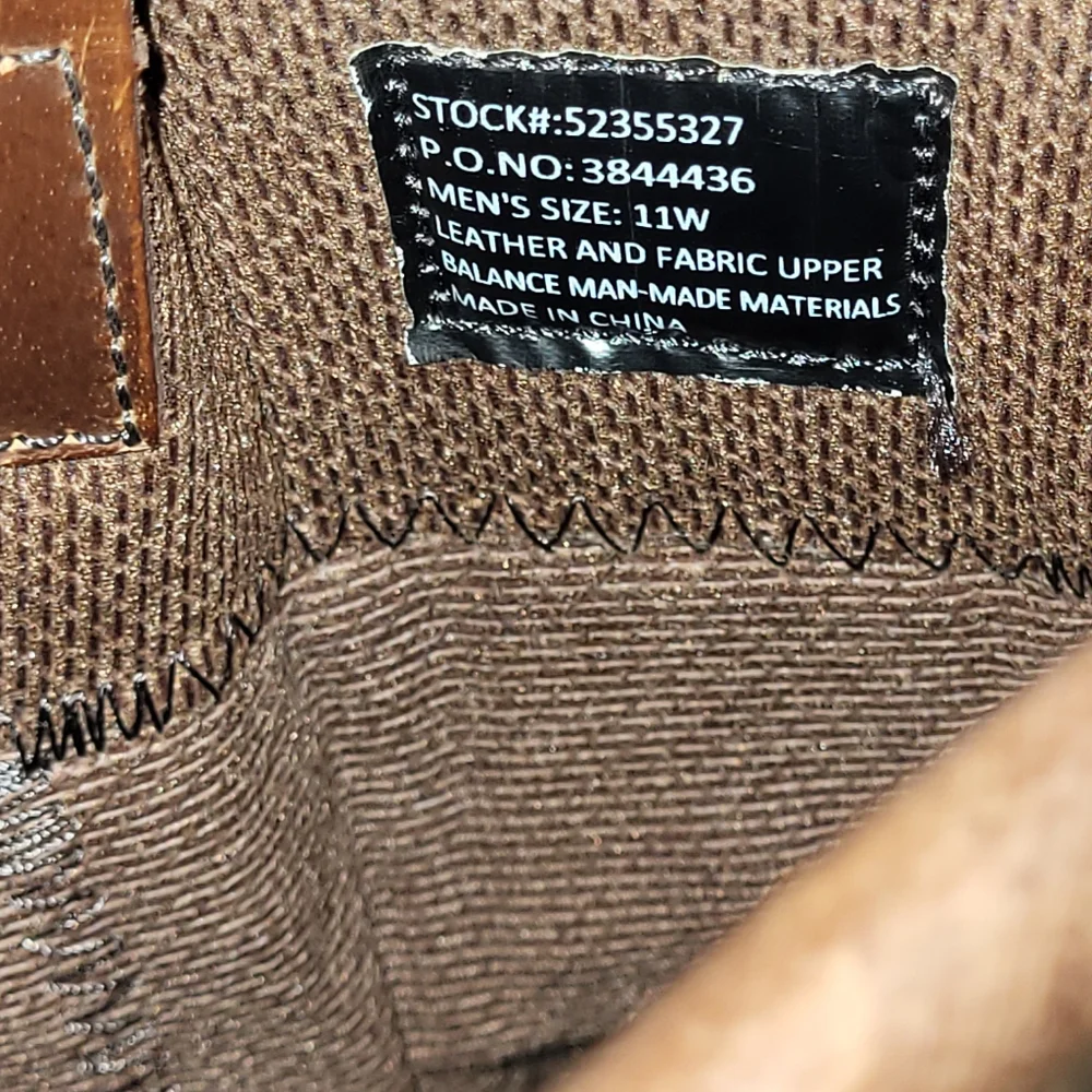 Red Head brown leather zip up boots size 11 W